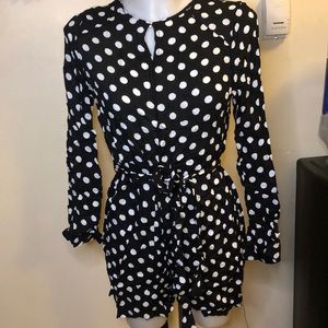 Polka Dot one piece jumpsuit